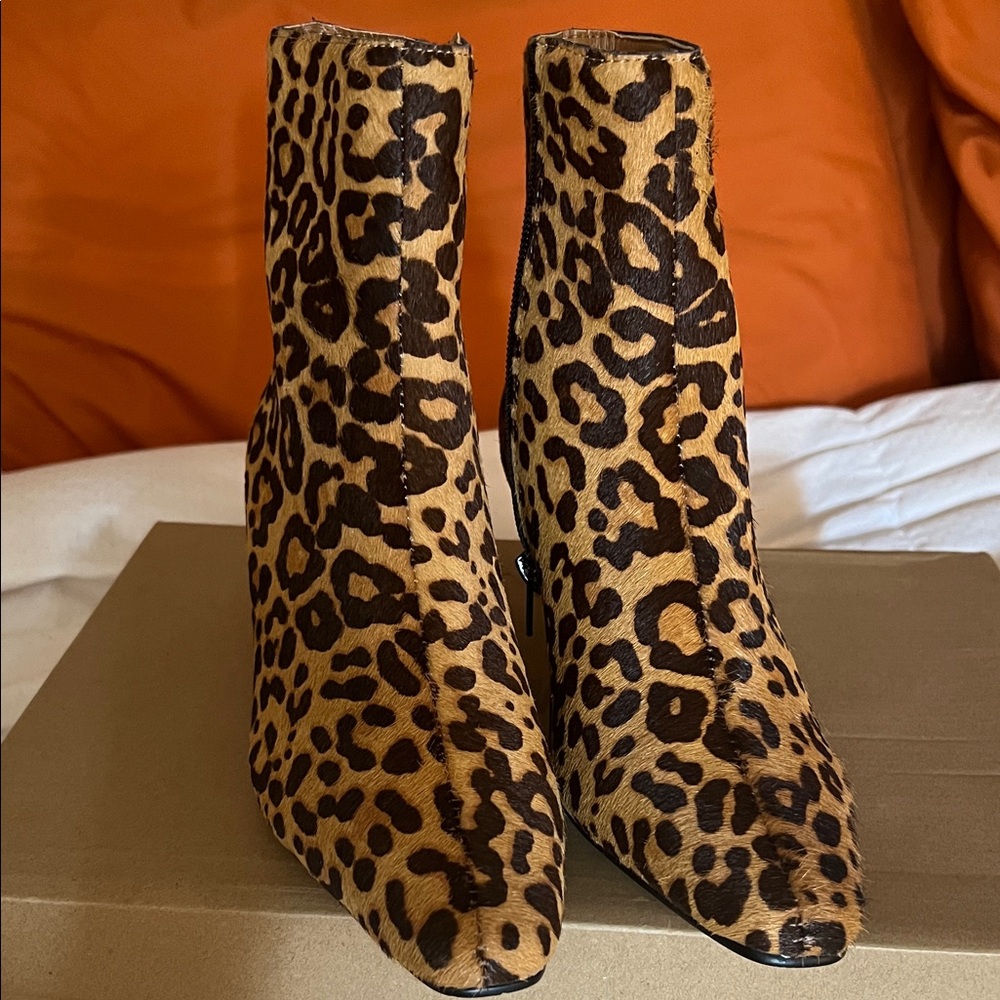 Steve Madden Animal Print Ankle Booties